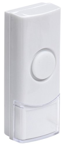 Кнопка звонка IEK беспроводная IP44 Белая картинка 